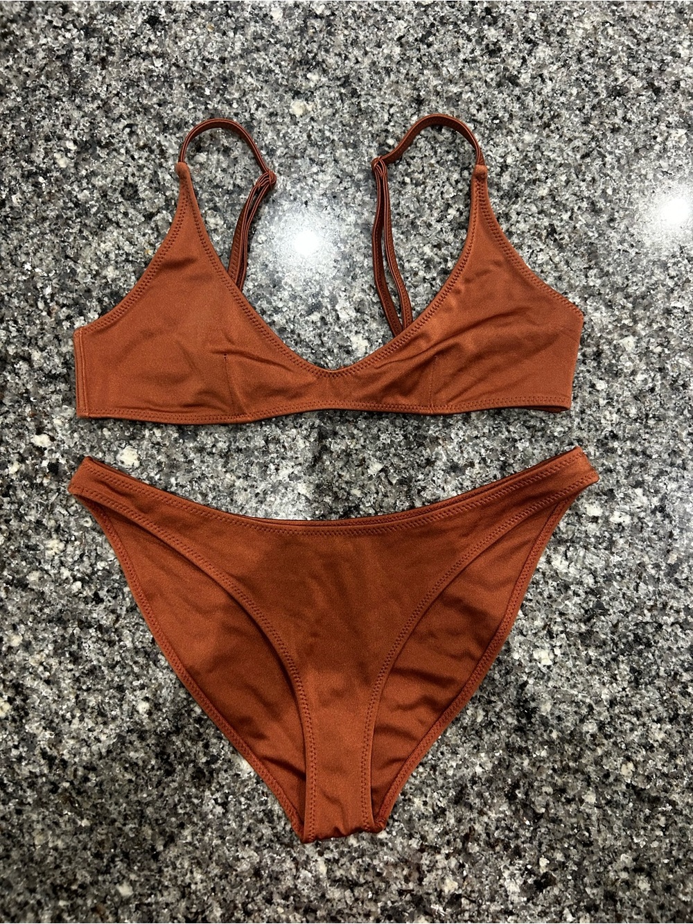 Triangl swimwear Rust Brown, Bikini Set